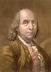 Portrett av Benjamin Franklin (1706-90), fra 